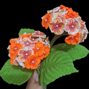 Easy Crochet Hydrangea Flower Pattern | DIY Floral Decor (PDF Pattern ...