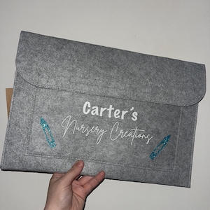 Personalised Kids / Children’s Art Storage Folder, Nursery, School Art Creations Keepsakes