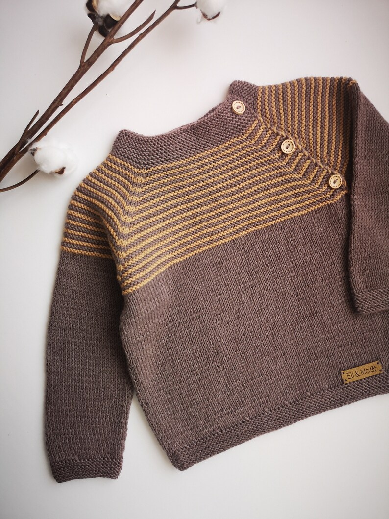 Hand Knitted Baby Sweater Merino Wool Toddler Sweater Gift Etsy