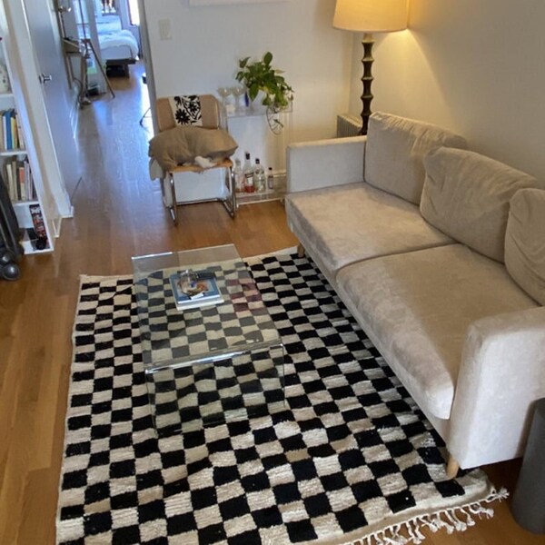 Checkered Rug Etsy Australia