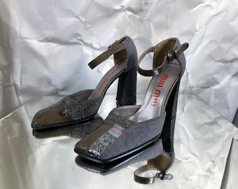 Miu Miu 1999 FW Archive Vintage Bubble Sole Shoes - Etsy Hong Kong