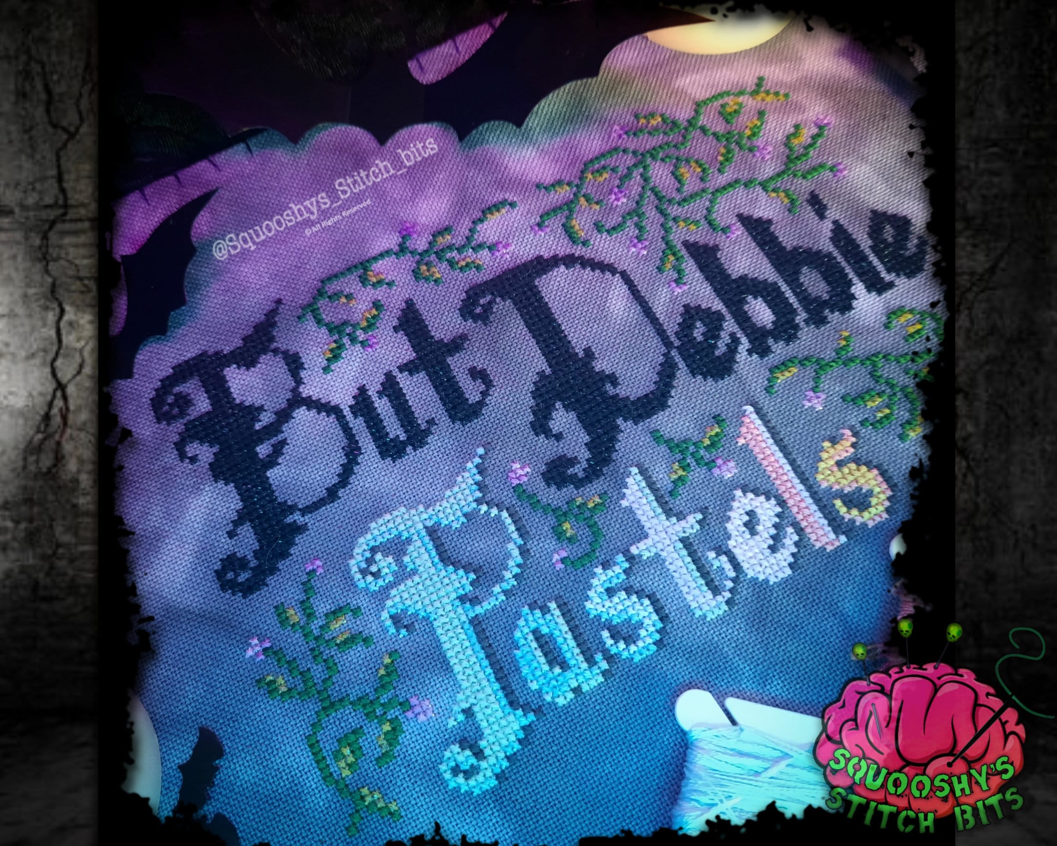 Pastels Addams Family Values Cross Stitch PDF Pattern Etsy