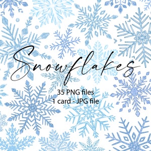 Blaue Schneeflocke Clipart - Schneeflocken PNG - Weihnachten Clipart - Glitzer Schneeflocken PNG - Weihnachten Clipart - Winter Clip Art - 2607
