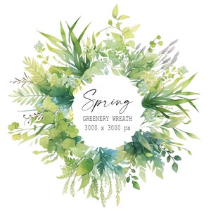 Imágenes prediseñadas de corona verde de acuarela para proyectos de bricolaje, fabricación de tarjetas, invitaciones. Corona botánica inspirada en la naturaleza para proyectos de primavera y verano