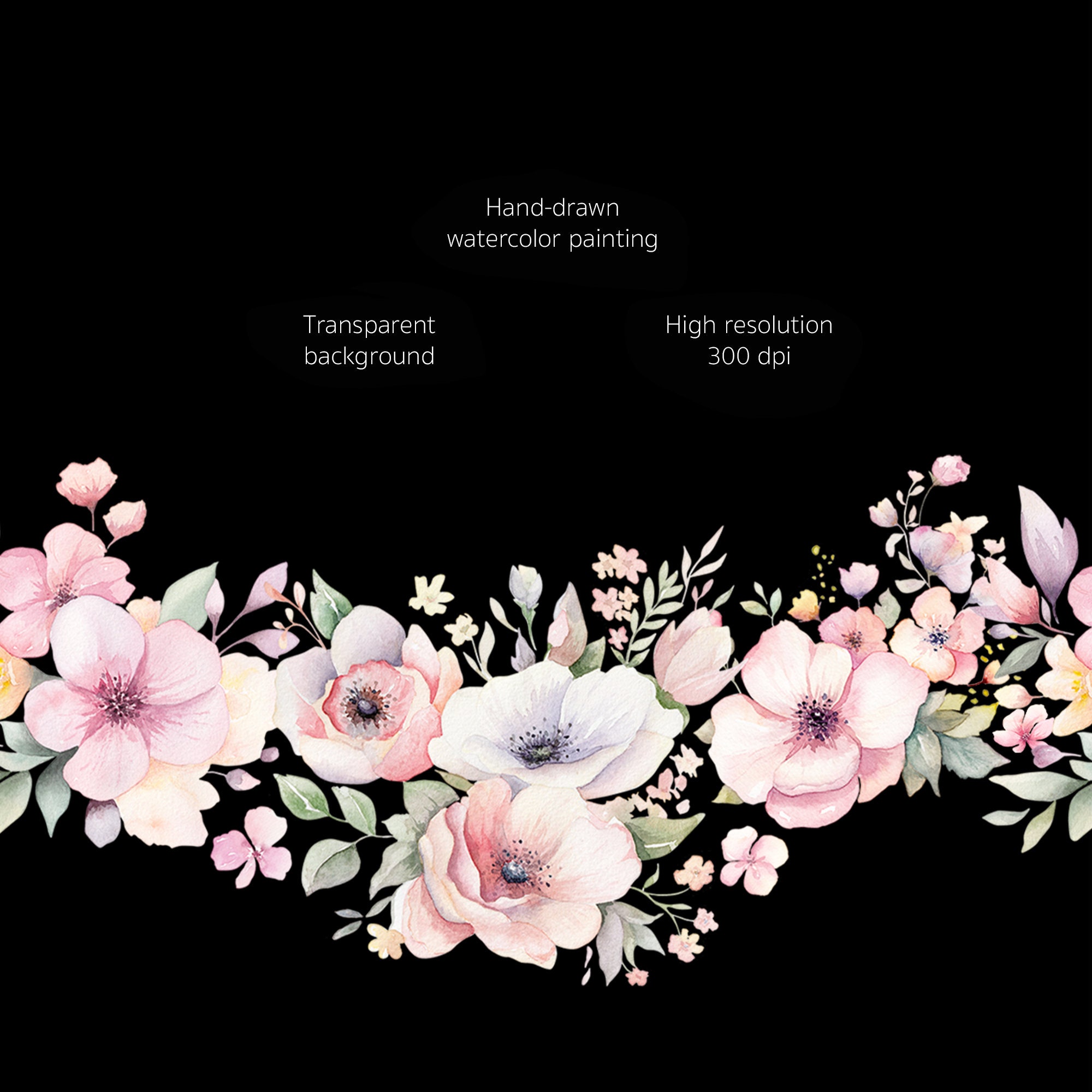 Floral Butterfly Watercolor Clipart PNG - Butterfly Bundle ...