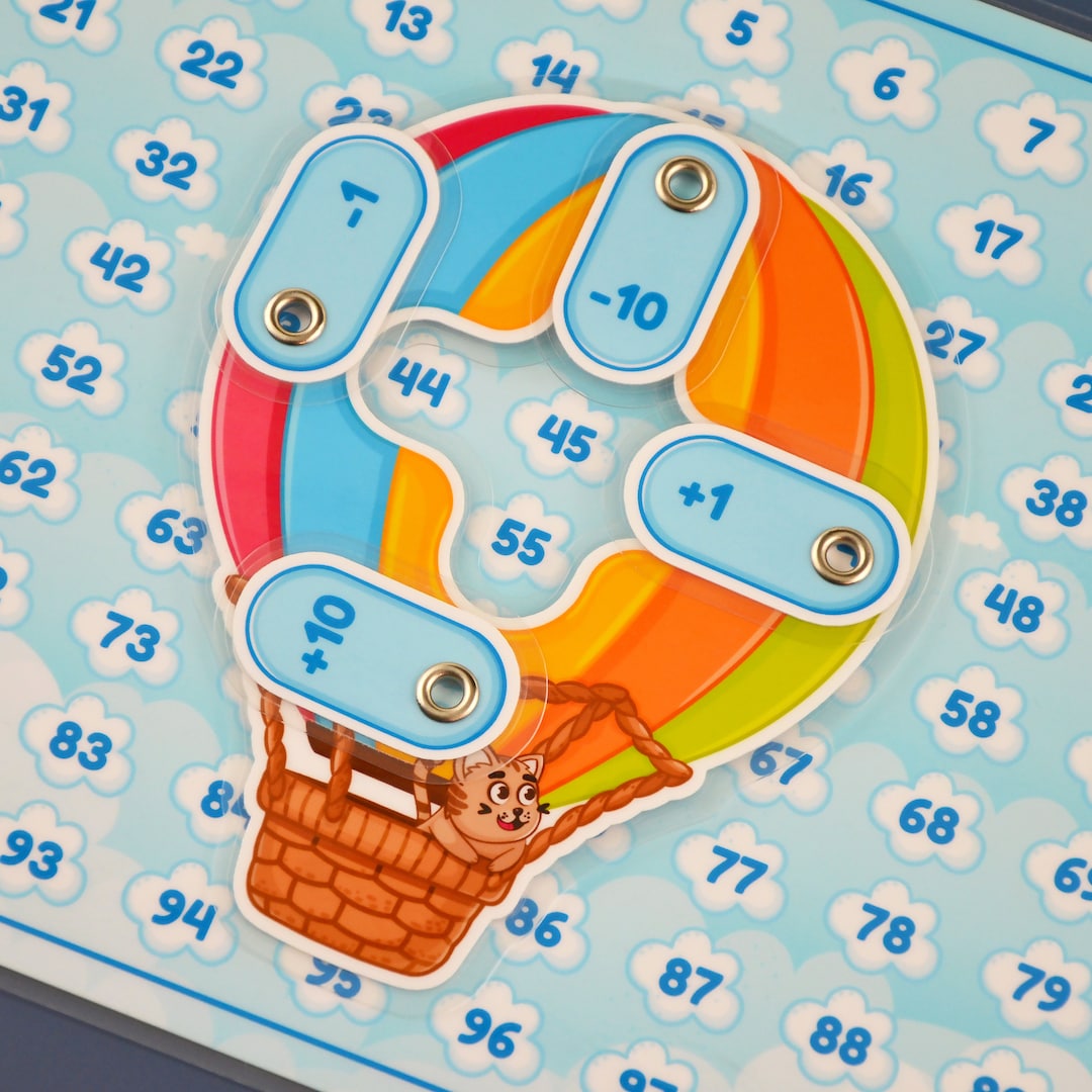 Hundred Number Chart, Printable Worksheet, Math Activities Preschool ...