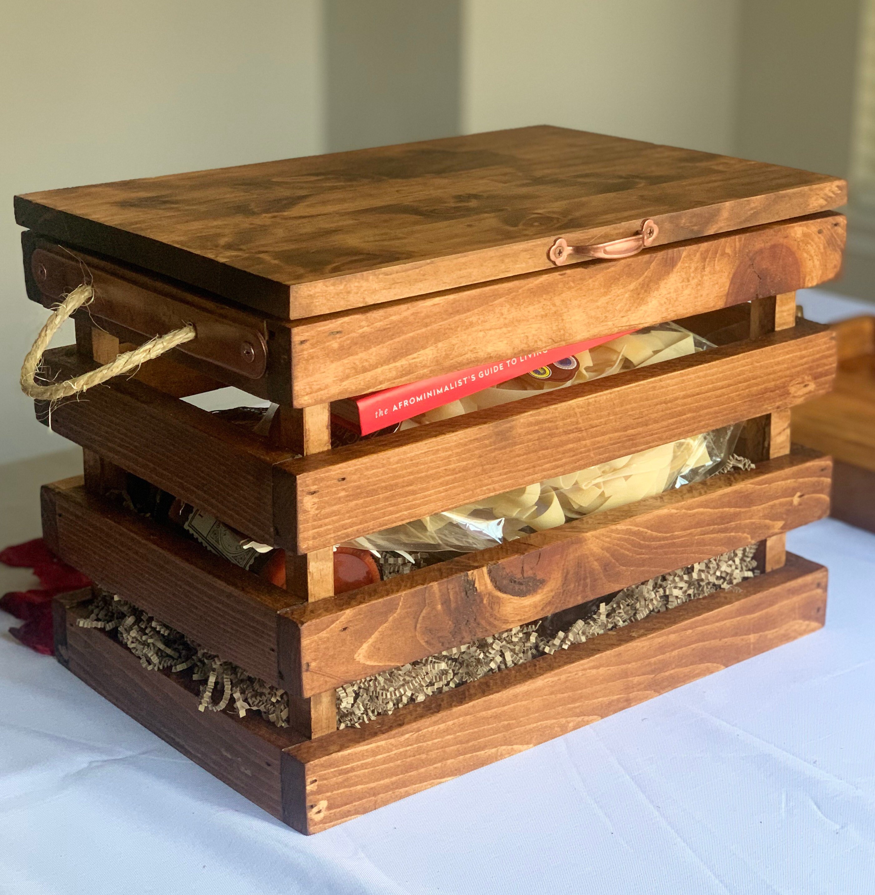 Wooden Crate/picnic Crate Etsy