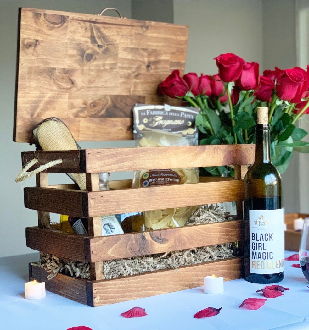Wooden Crate/picnic Crate Etsy