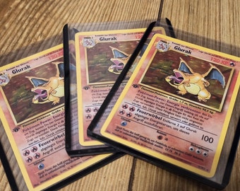 Glurak 1. Edition handgemacht nonholo Pokemon Karte proxy aus Deutschland