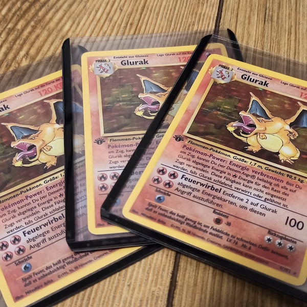 Charizard 1st Edition handmade nonholo Pokemon card proxy from Germany
