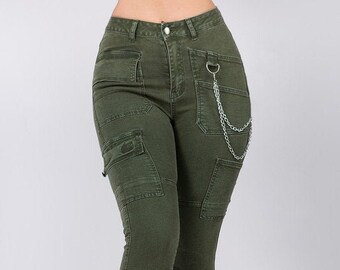Jeans With Chains - Etsy Singapore
