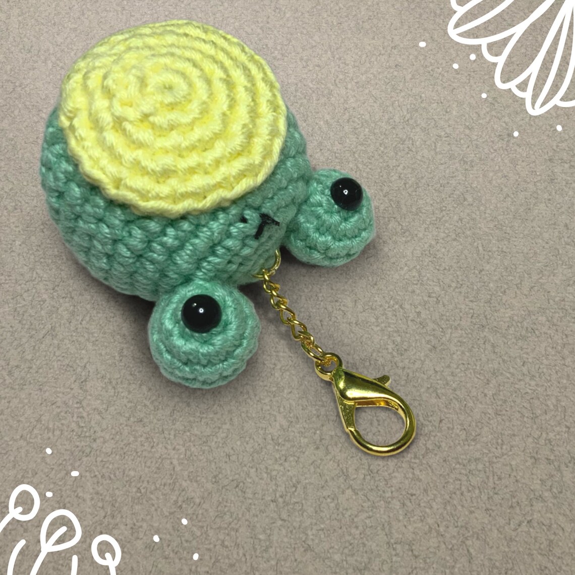 Crochet frog keychain / frog knitted keyring Etsy