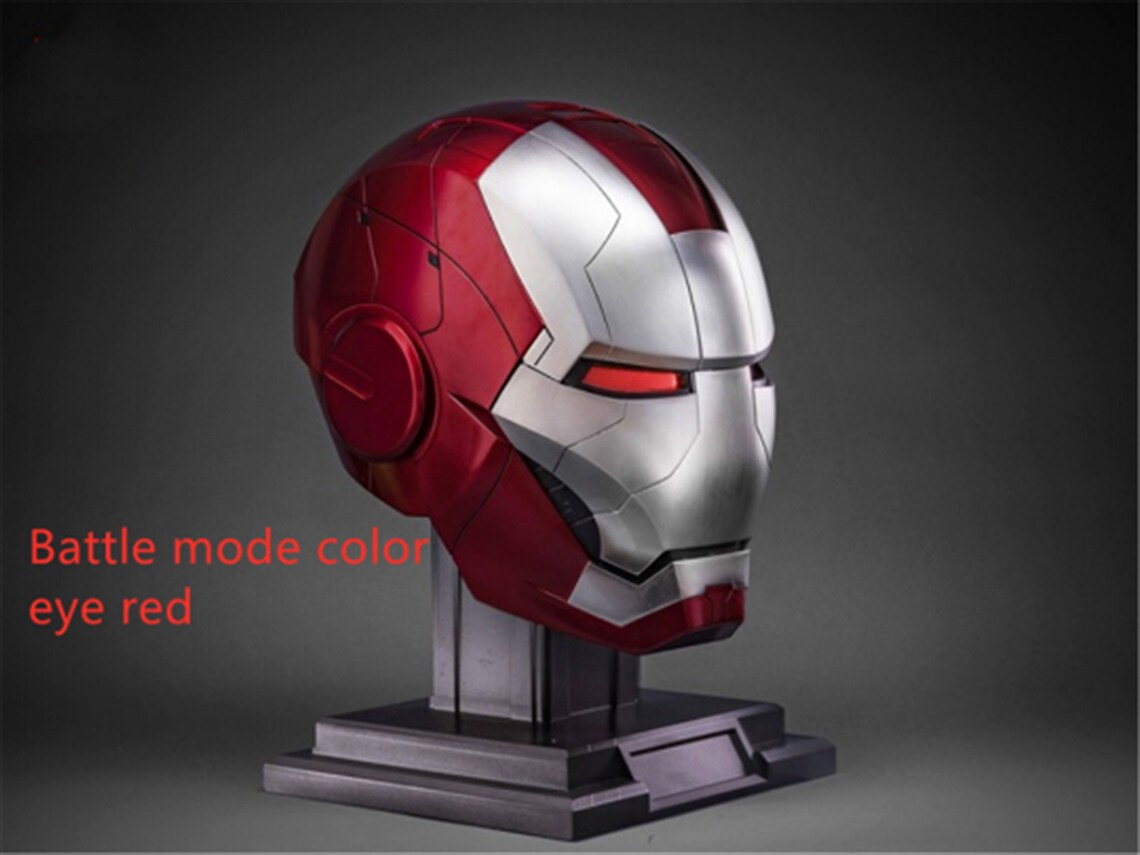 Iron Man MK5 Mark V Wearable Helmet Mask fully open and close Etsy
