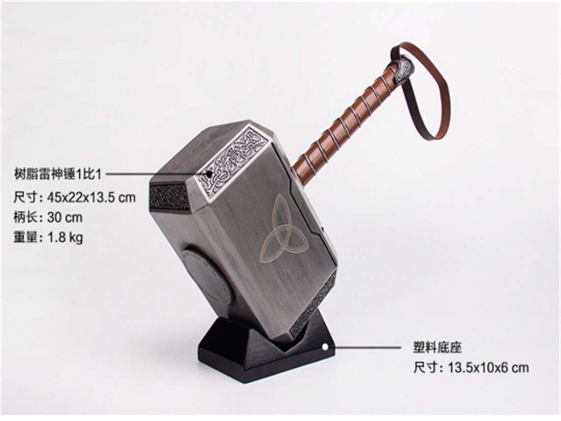 Thor Hammer Metal Version améliorée Thor Mjolnir Thor Etsy