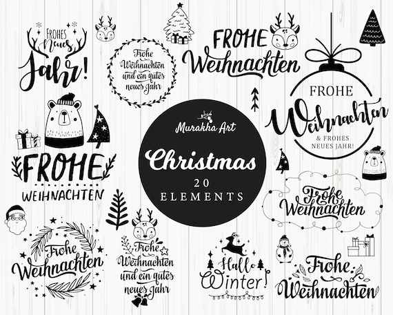 Fensterbilder weihnachten SVG - Weihnachtsdorf svg, png - Weihnachtsszene SVG für Cricut, Laserdatei
