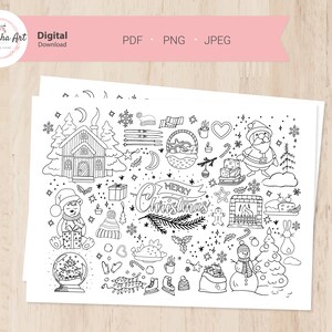 Christmas coloring pages - Christmas printable