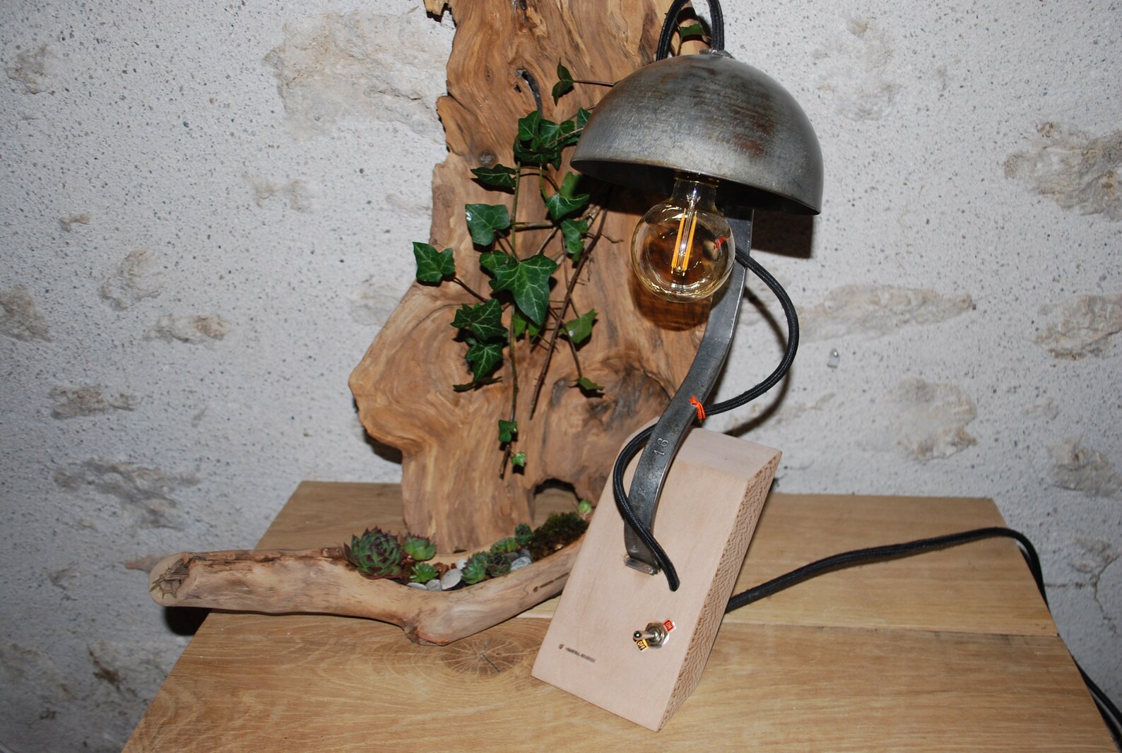 Lampe d'ambiance vintage original recyclée de - Etsy France