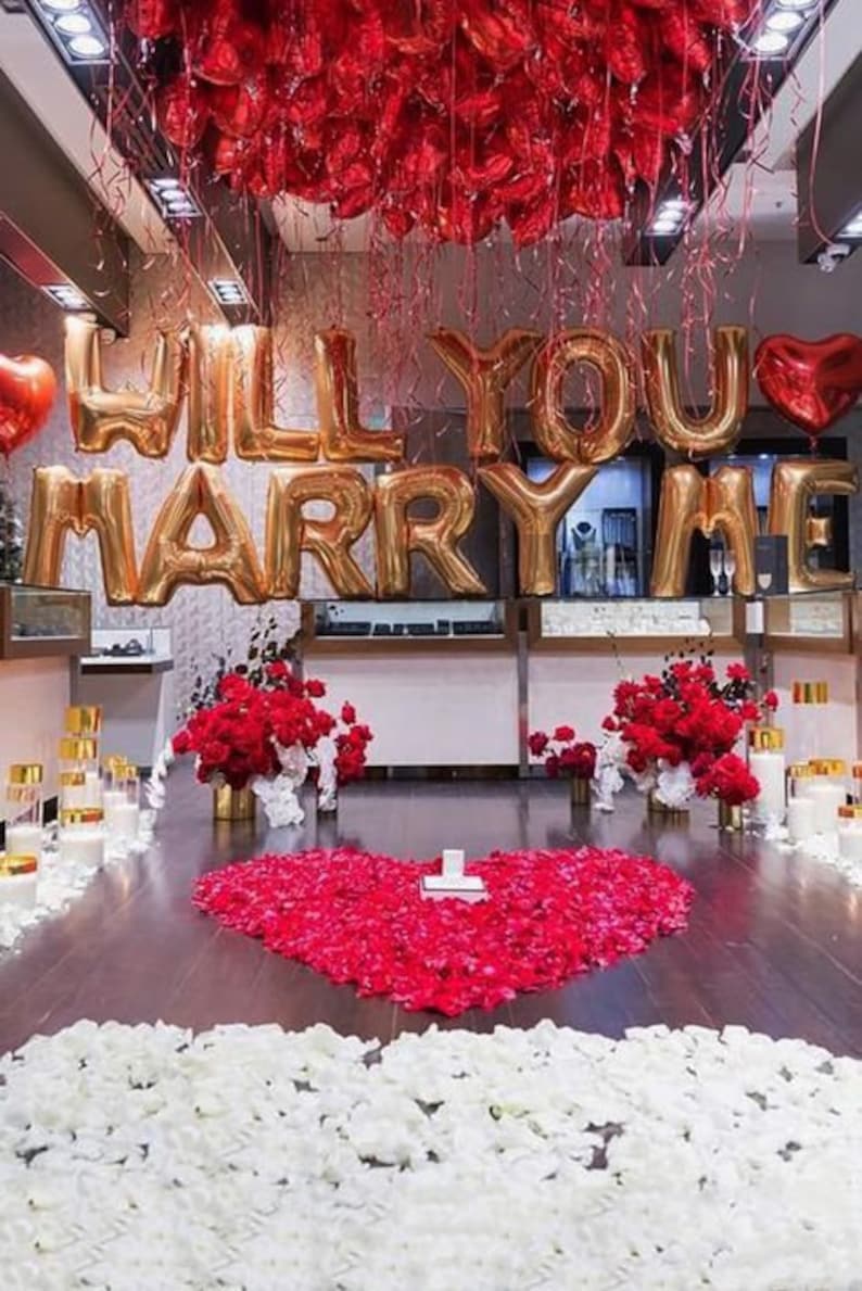 Will You Marry Me Proposal Surprise Balloon Set Engagement Etsy Will You Marry Me Proposal Surprise Balloon Set Engagement Etsy