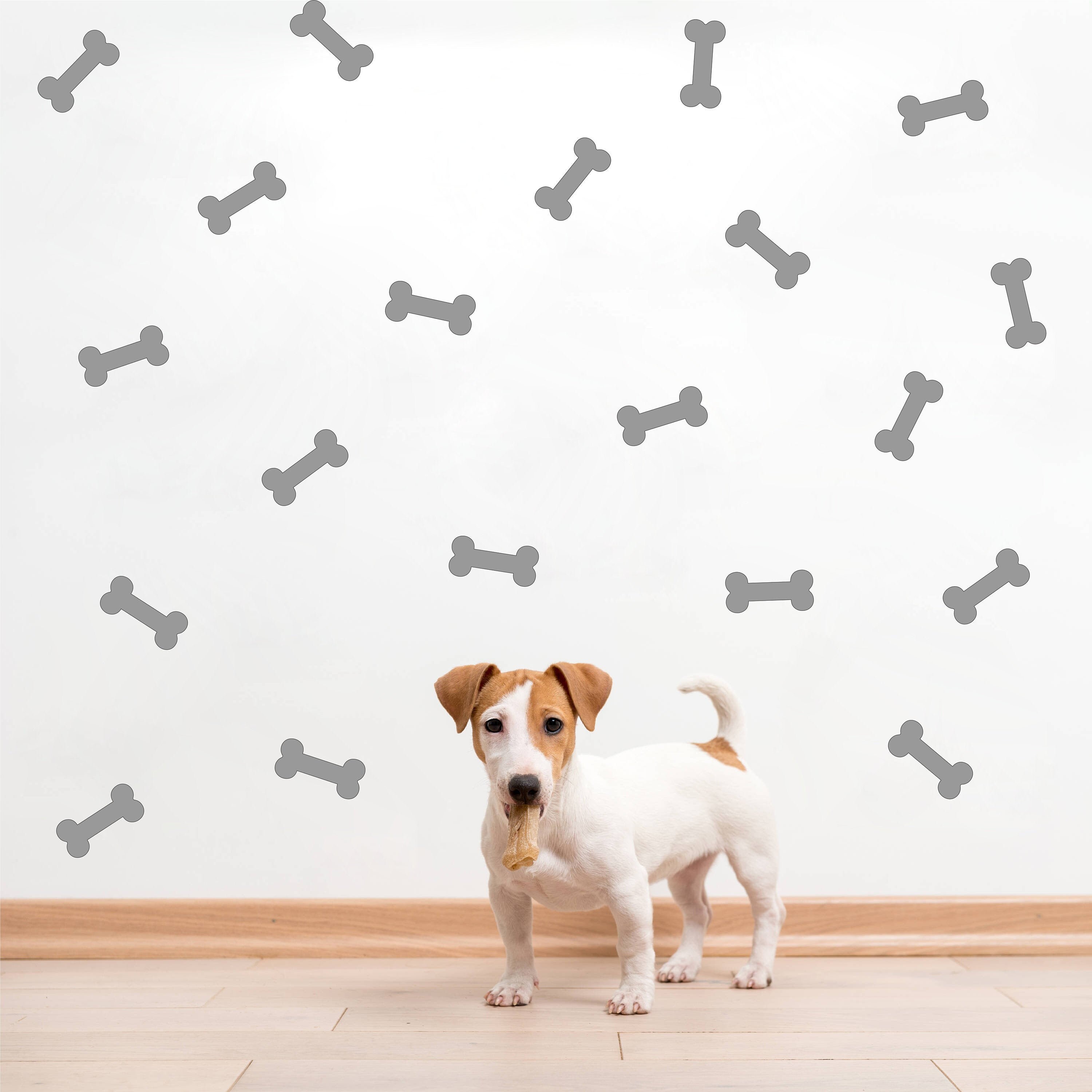 Dog Bone Wall Art Decal Puppy Bone Wall Art Sticker Room Etsy