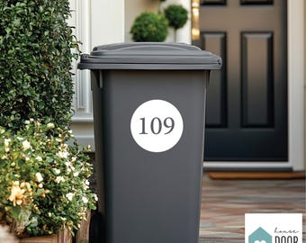 Confezione Da 4 Divertenti Adesivi Personalizzati Con Numero Civico Per