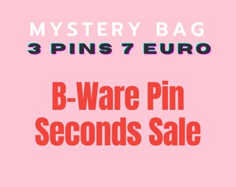 Enamel Pin - B-Ware, B-Grade, Second - Seconds Sale,  rabattierte Pins, Mystery Bag - Überraschungstüte zweite Pins, Enamel Pin Sale