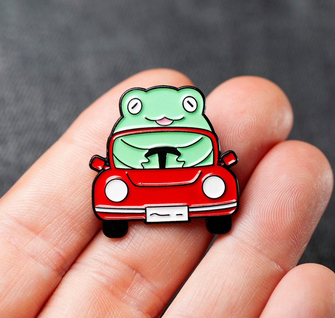 Cute Frog Enamel Pin Frog Pins Gift Pin Kids Pins Frog Etsy UK