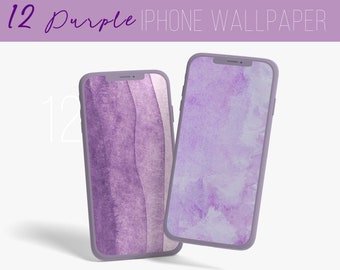 Purple Aesthetic Wallpaper Anime Etsy