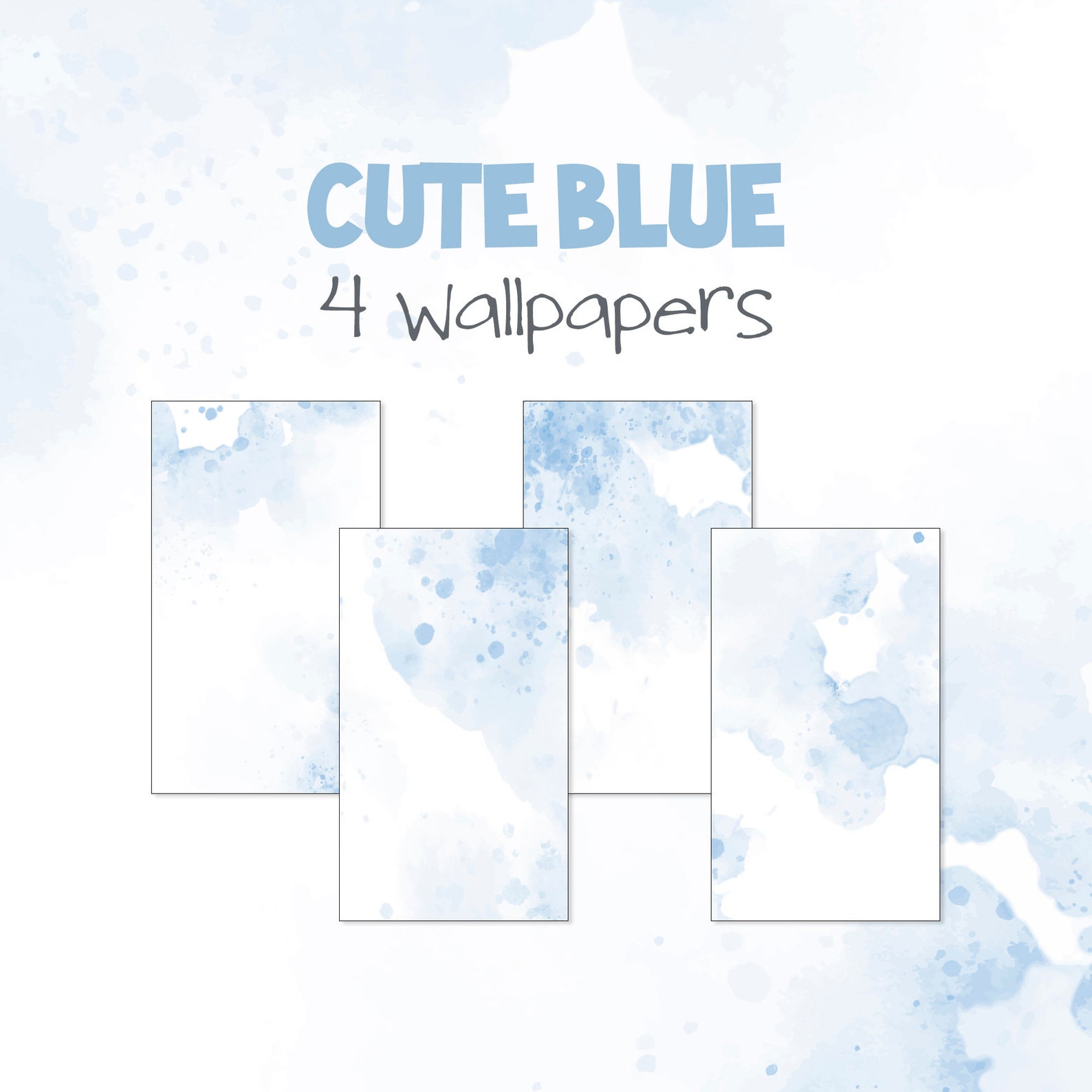 Cute Blue App Icons Light Blue App Icons Ios 14 Iphone Etsy