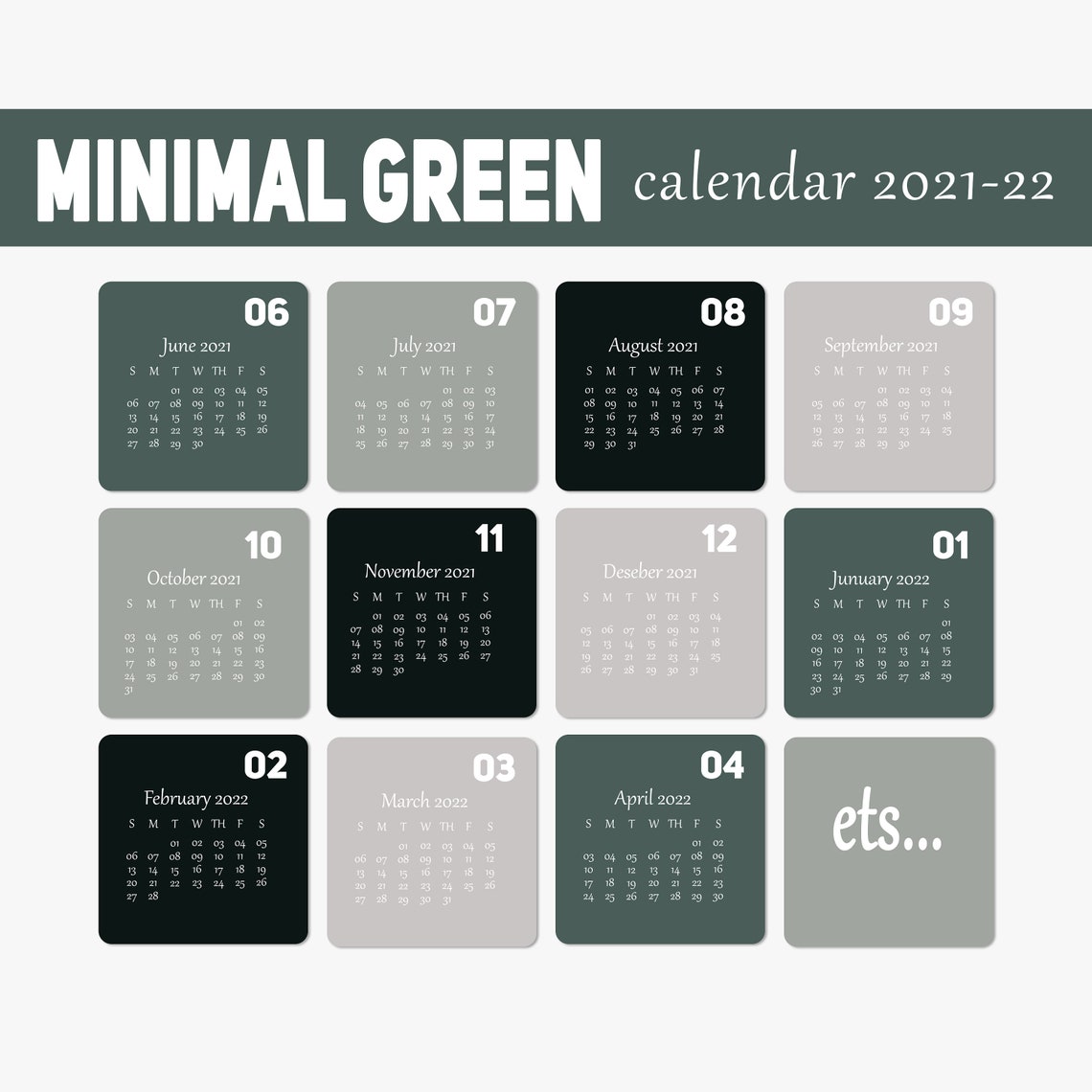 Minimal green app icons collection widget iphone home screen Etsy