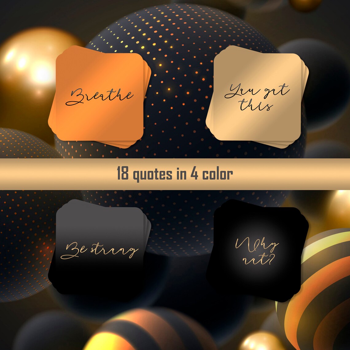 Black Gold app icons collection widget iphone home screen app Etsy