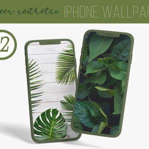 Green aesthetic wallpaper green aesthetic Iphone wallpaper | Etsy