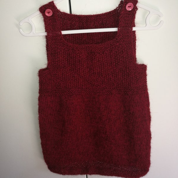 Strickkleid für Babys 6 Monate Alpaca