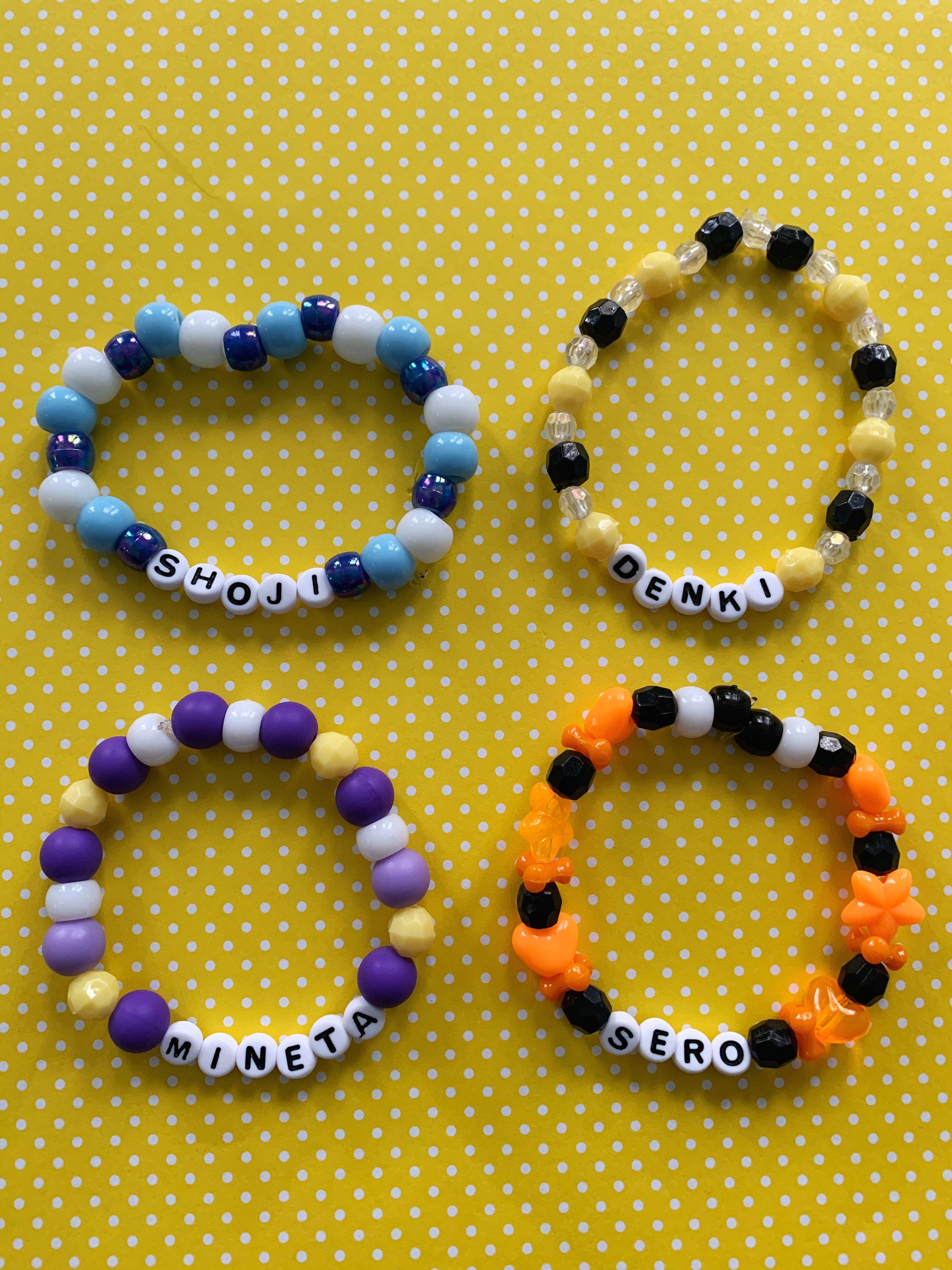 Anime Fan Inspired Kandi Bracelets Etsy