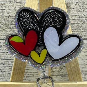 Teacher School Heart - Badge Reel