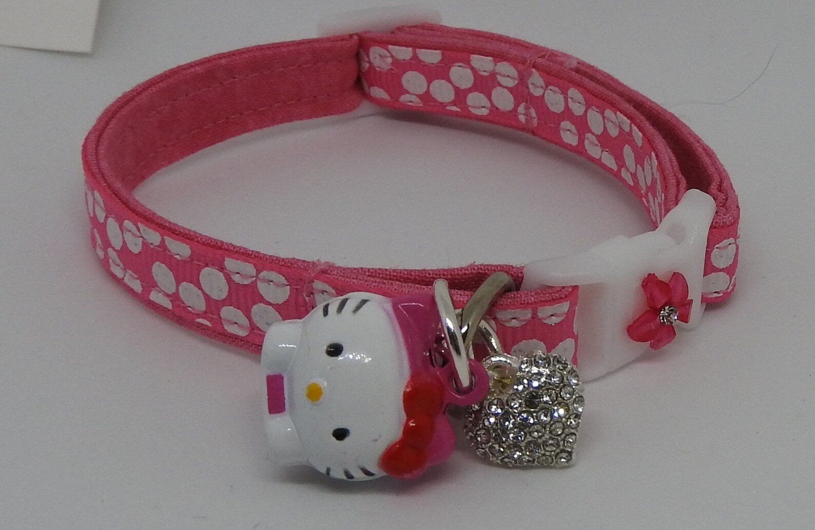Cat Collar Polka Dot Hello Kitty Adult Cat Collar Etsy