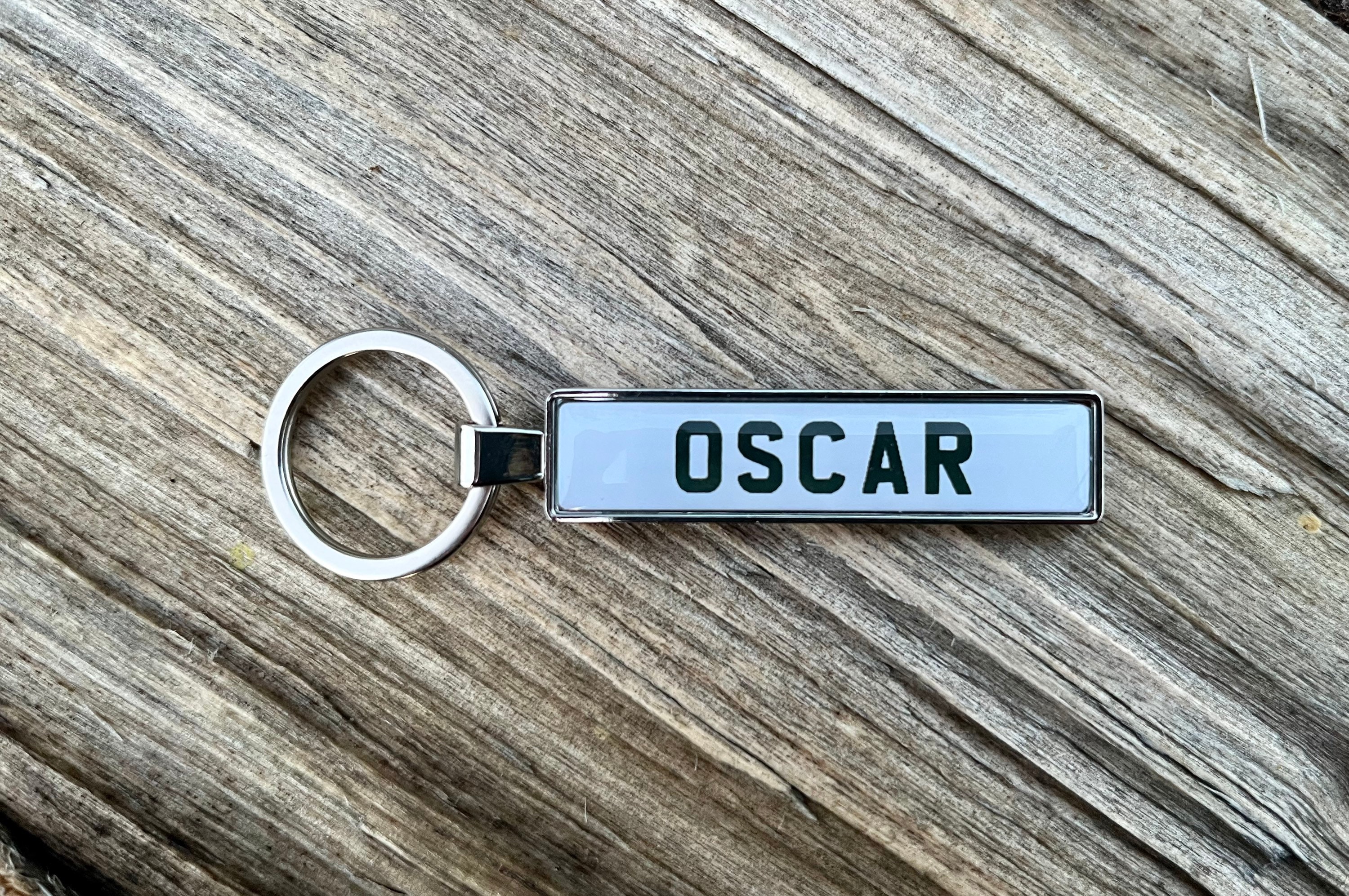 Custom Number Plate Keychain Any Text Any Country Keyring Etsy