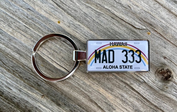 Hawaii Kennzeichen Schlüsselring, Personalisiertes Hawaii