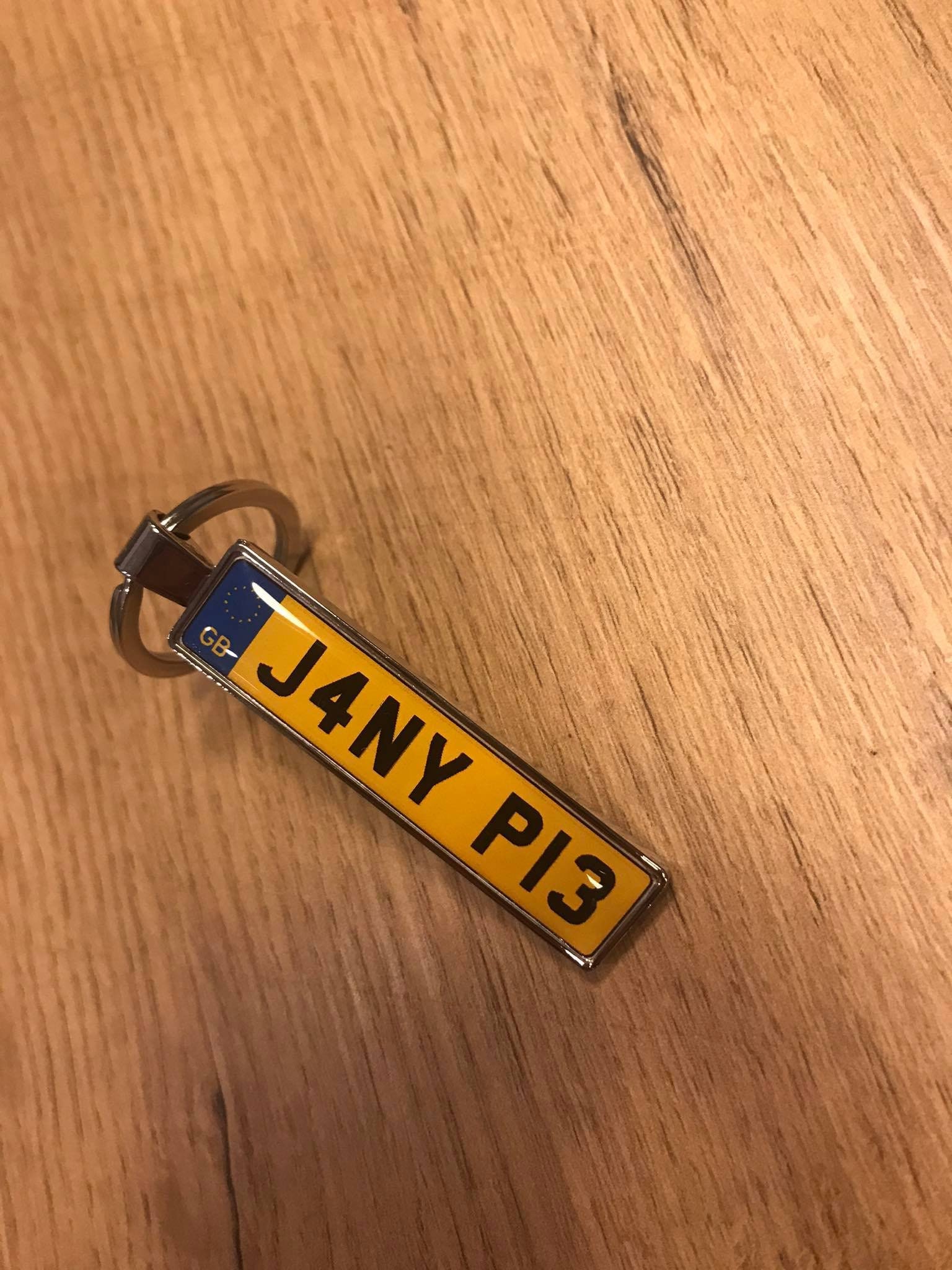 Custom Number Keychain Number Plate Keychain Car Plate Etsy