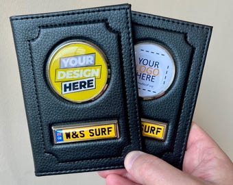 Driver’s Document Holder, Personalized Leather Car Registration & Insurance Card Holder, Glovebox Organizer, Accessories Gift for Dad