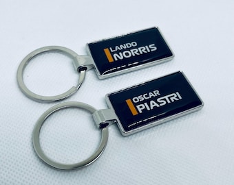 Formula 1 Personalized Keychain: Any Driver or Team Keyring