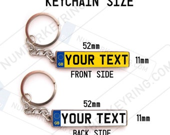 Personalised Car Number Plate Customisable Registration Reg - Foto 2