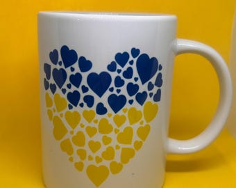 Stand With Ukraine 15 oz coffee mug