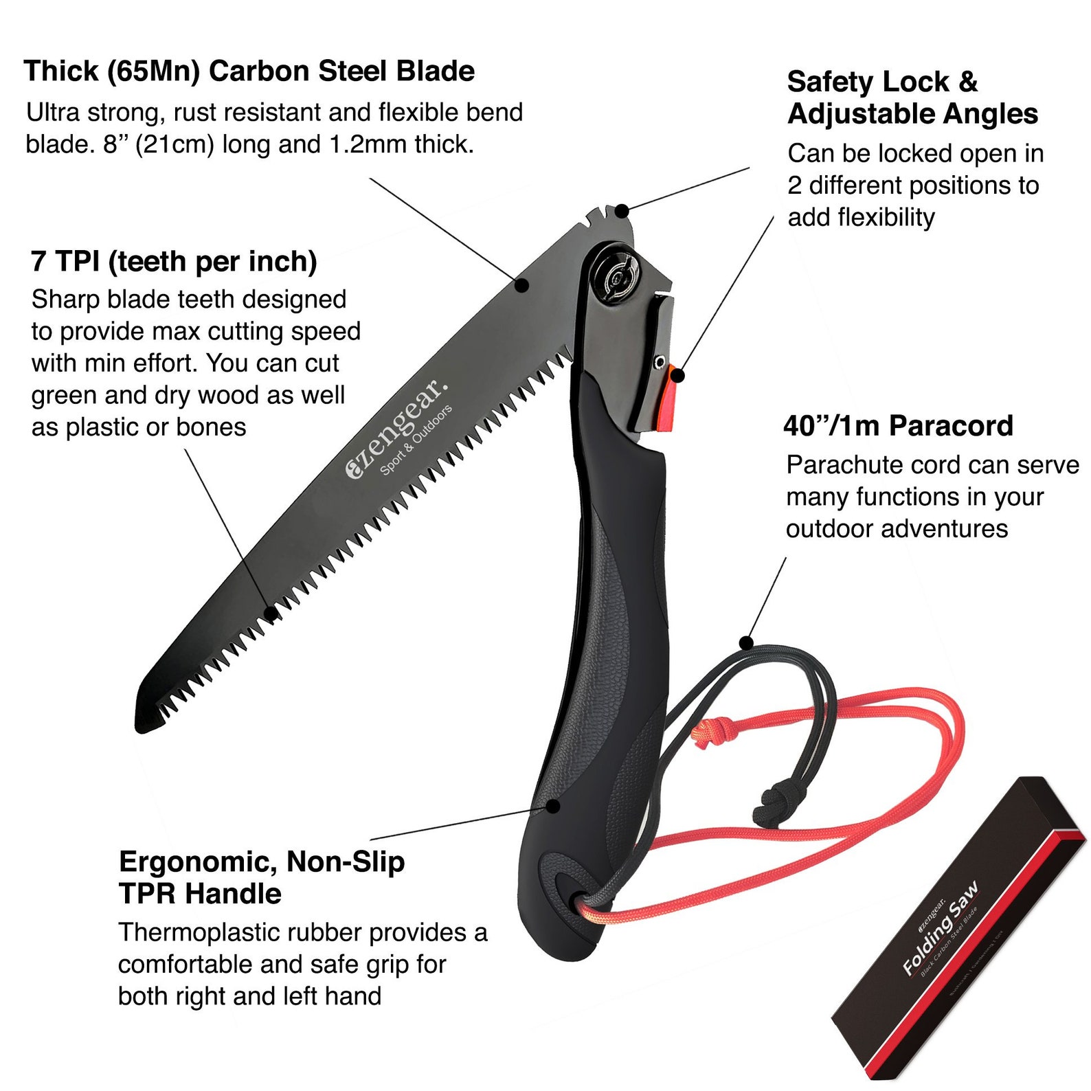 Folding Hand Saw for Camping & Gardening Bushcraft DIY Etsy