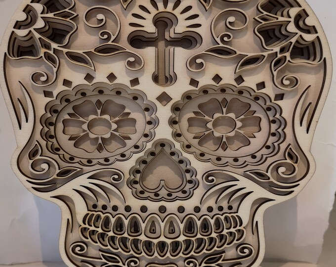 Skull Poplar wood