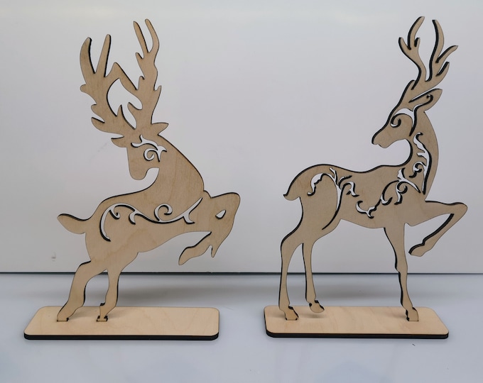Pair  of Christmas  Deer
