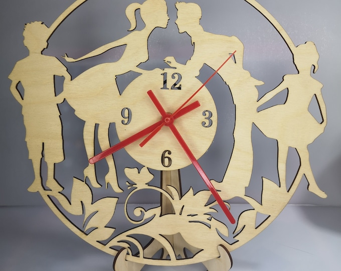 Couple family clock