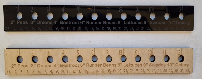 Onion Ruler Garden/allotment Planting / Seed Ruler - Etsy