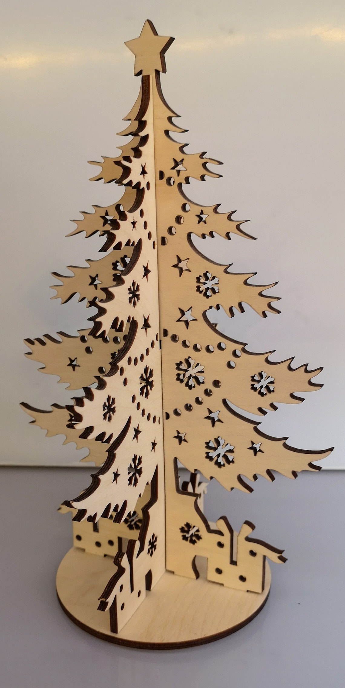 Wooden Christmas Tree - Etsy UK