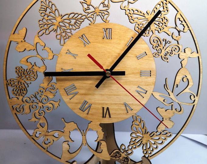 Butterfly clock
