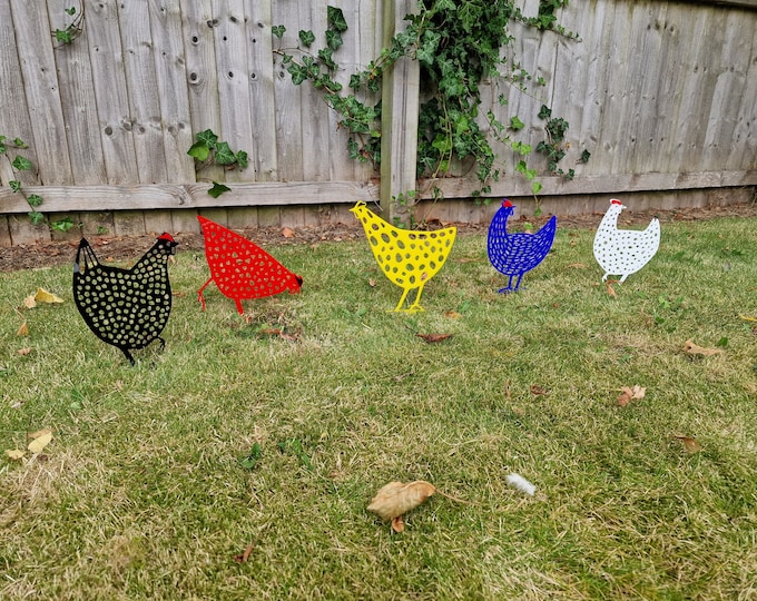 Colourful peep of Chickens